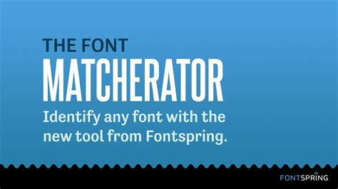 google font matcherator font.